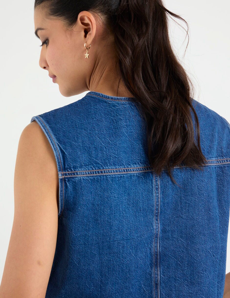 Top American Eagle escote regular