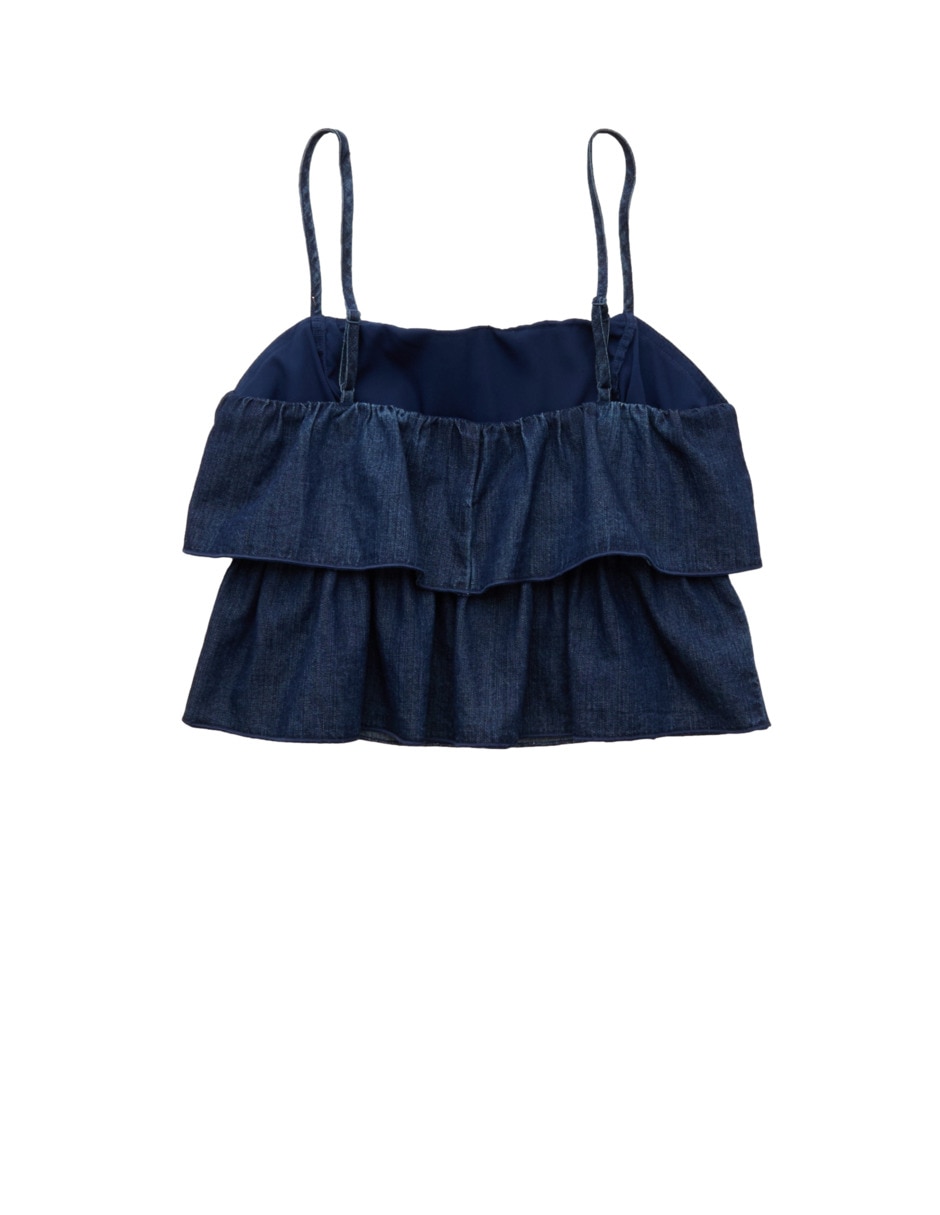 Top American Eagle escote cuadrado tirante delgado