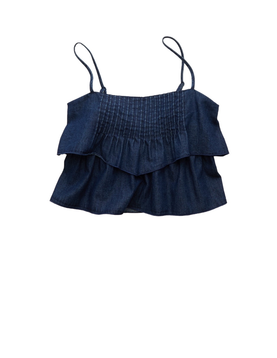 Top American Eagle escote cuadrado tirante delgado