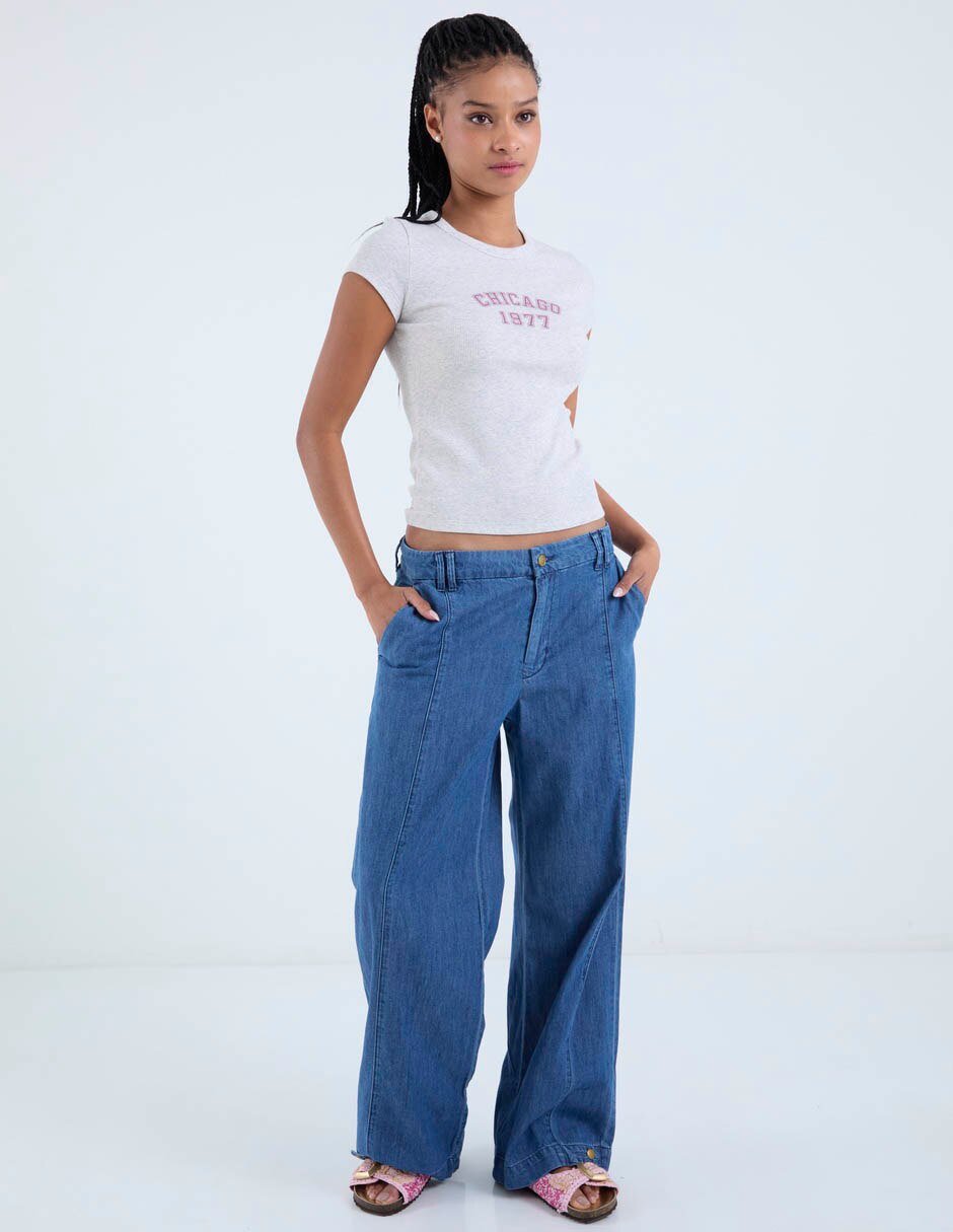 Jeans wide leg para mujer 4