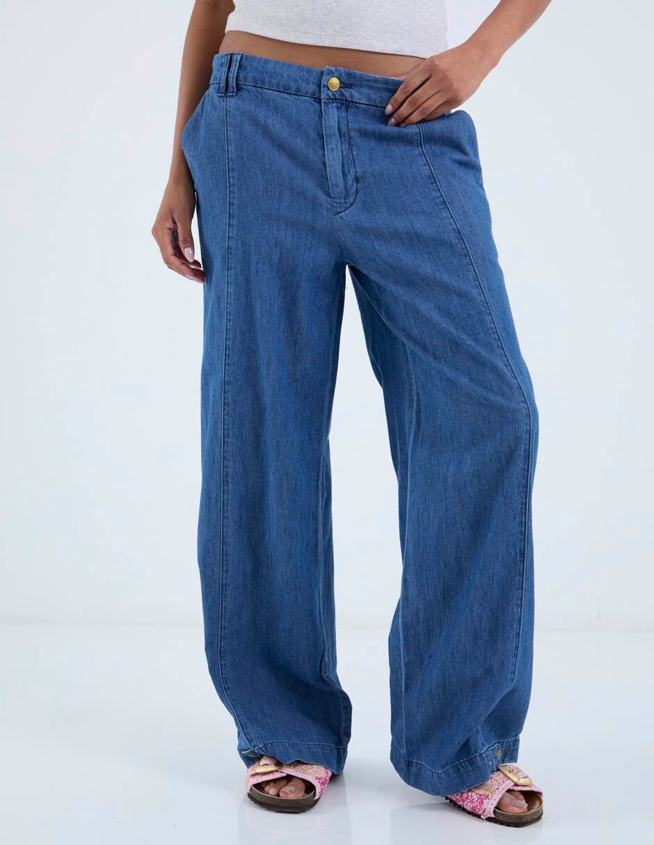 Jeans wide leg para mujer