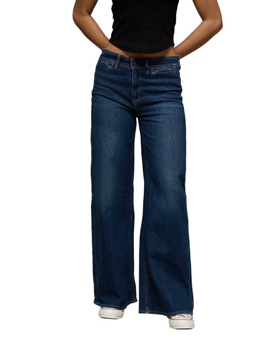 'jeans/jegging/jeans jogger' regular wide leg wmns highest ris ae jeans 'corte' cintura 'para mujer'