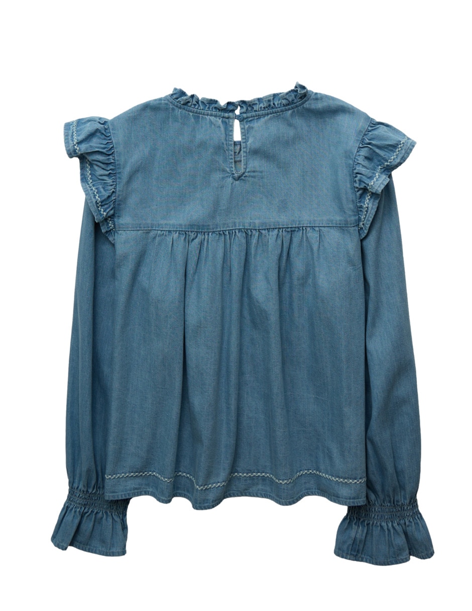 Blusa American Eagle manga larga para mujer