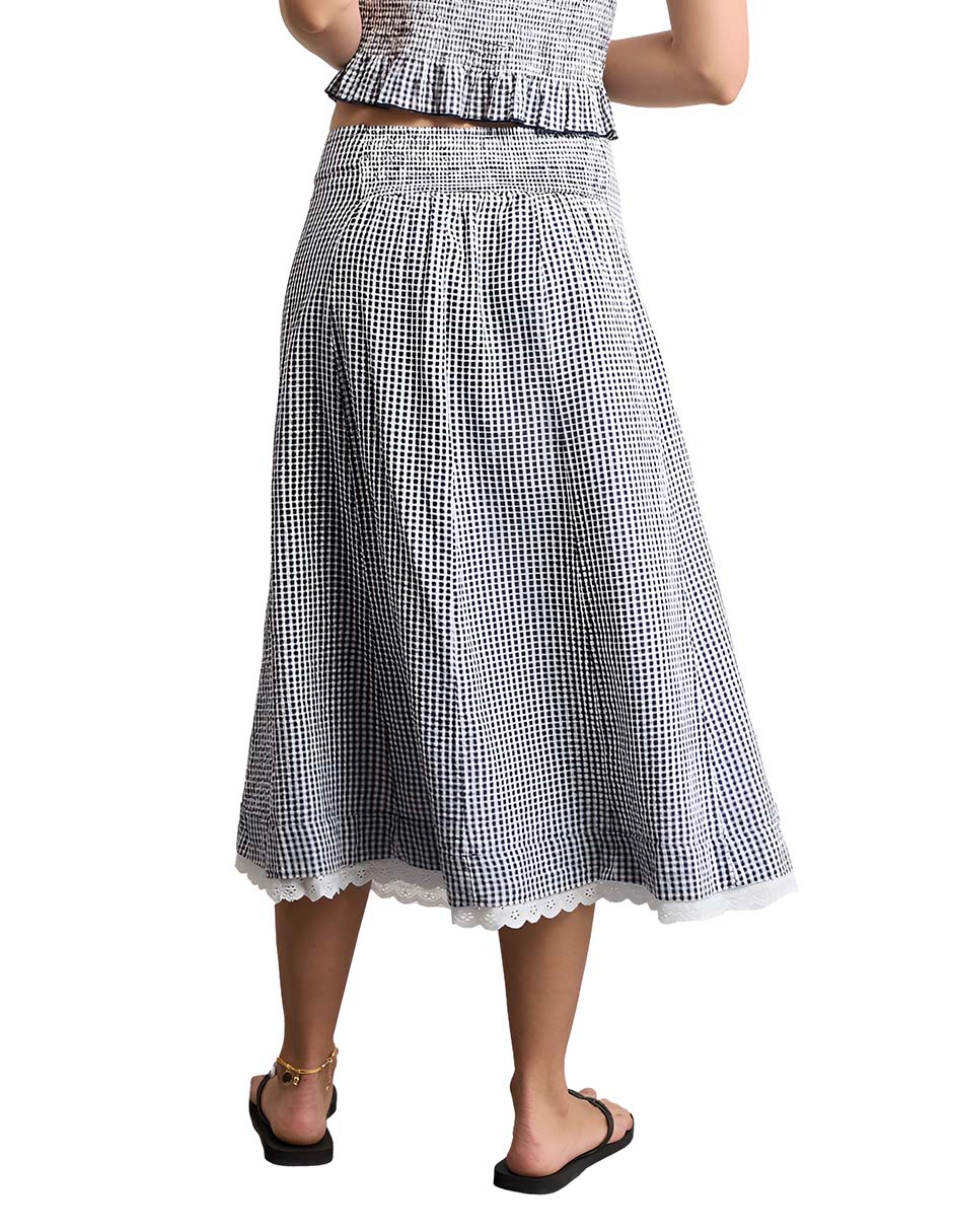 Falda crop a la cadera