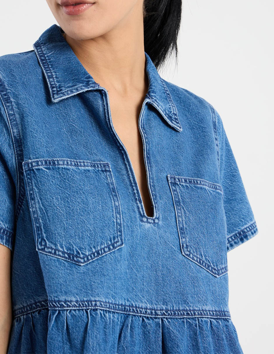 Blusa American Eagle manga corta para mujer