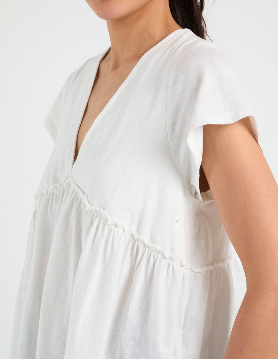 Blusa American Eagle manga corta para mujer