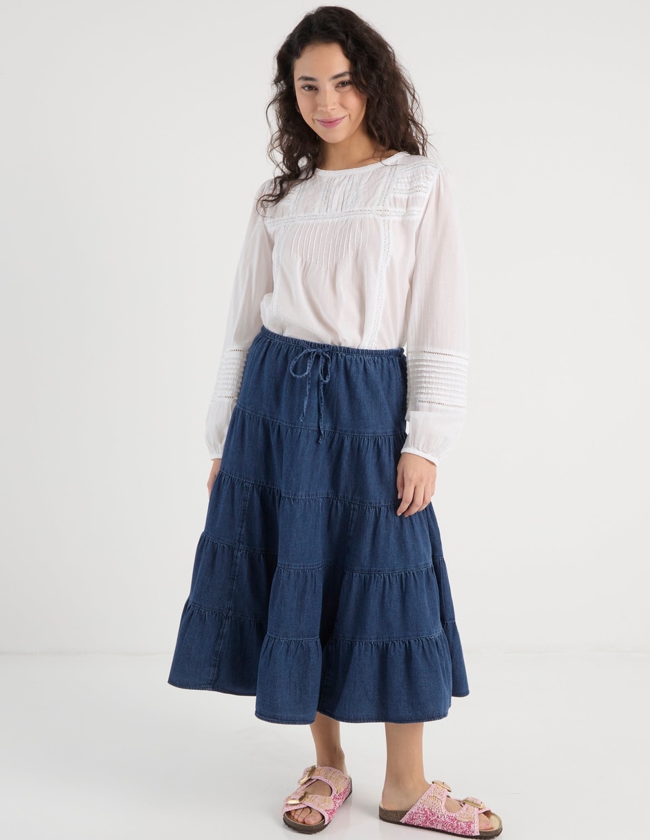Blusa American Eagle manga larga para mujer