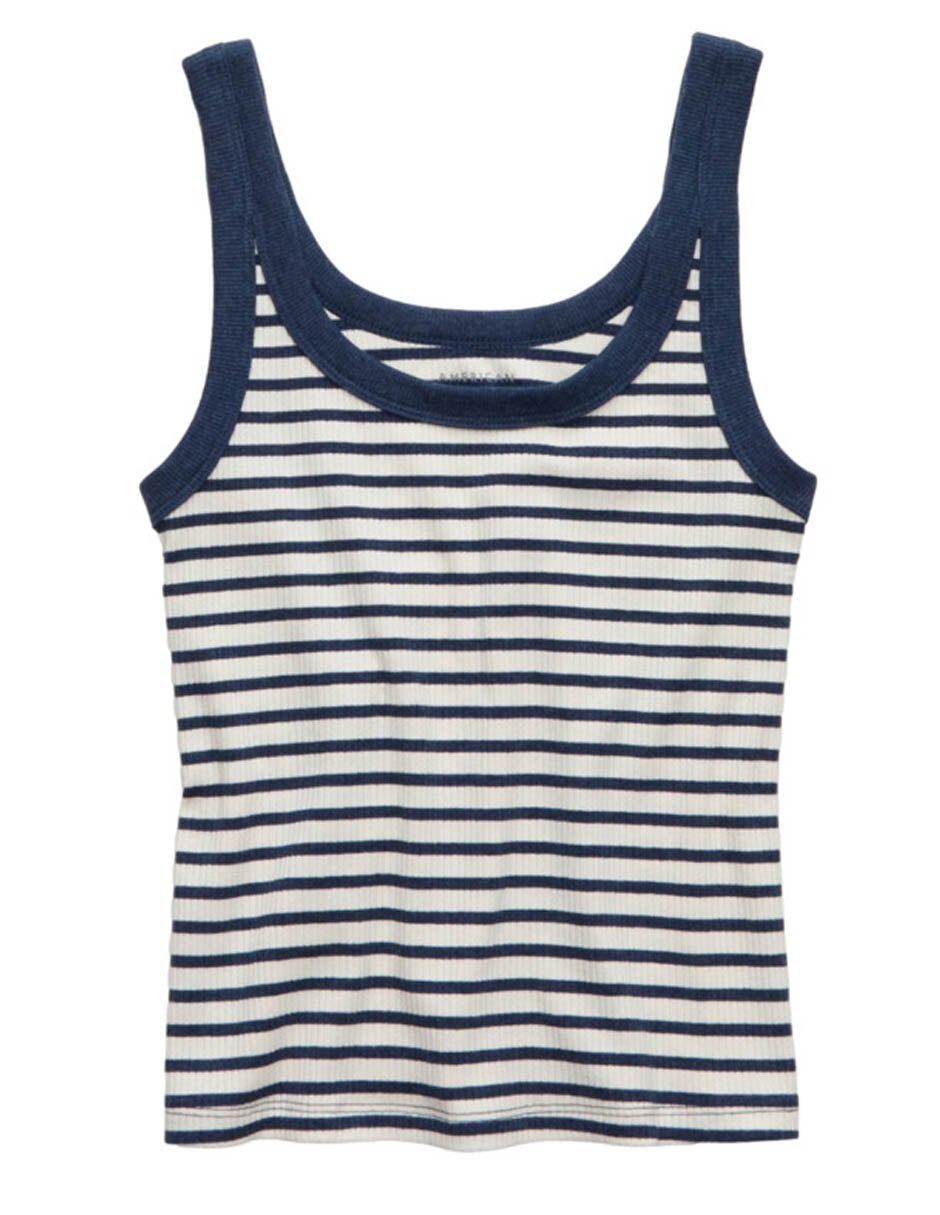 Top American Eagle escote medio tirante clásico
