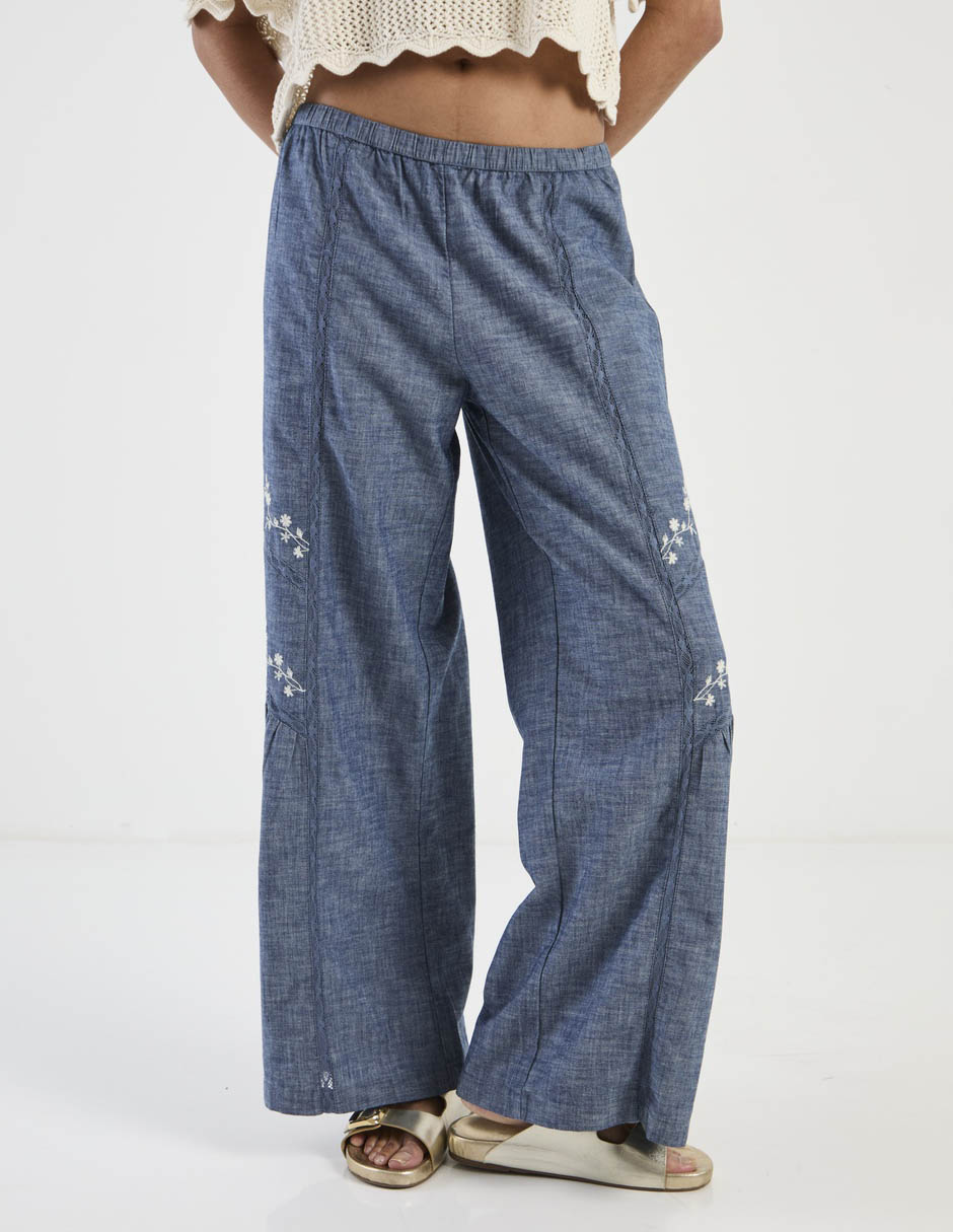 Pantalón acampanado American Eagle straight para mujer