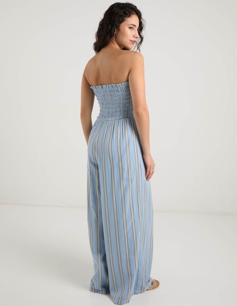Jumpsuit estampado a rayas para mujer 6