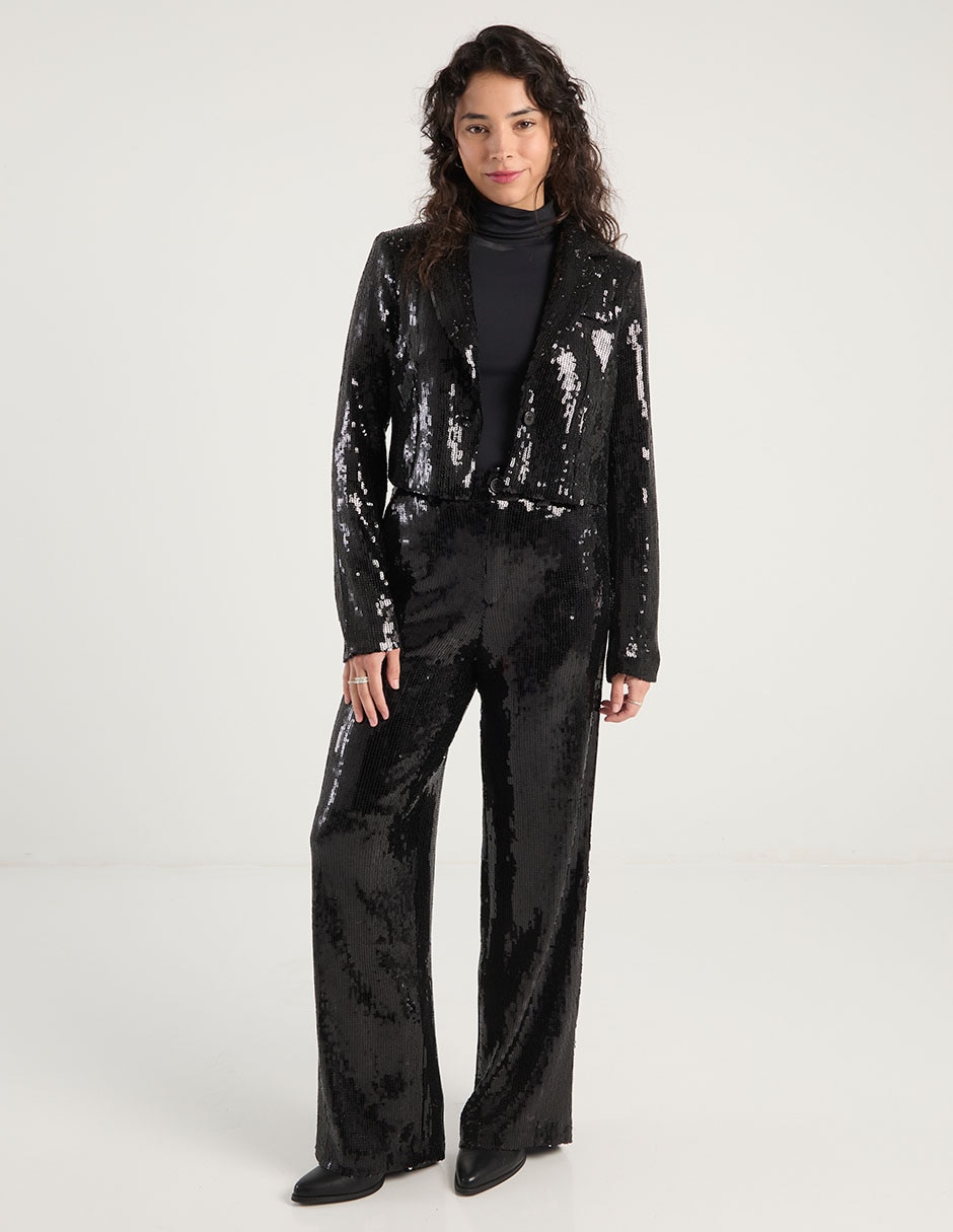 Pantalón relaxed wide leg para mujer 8