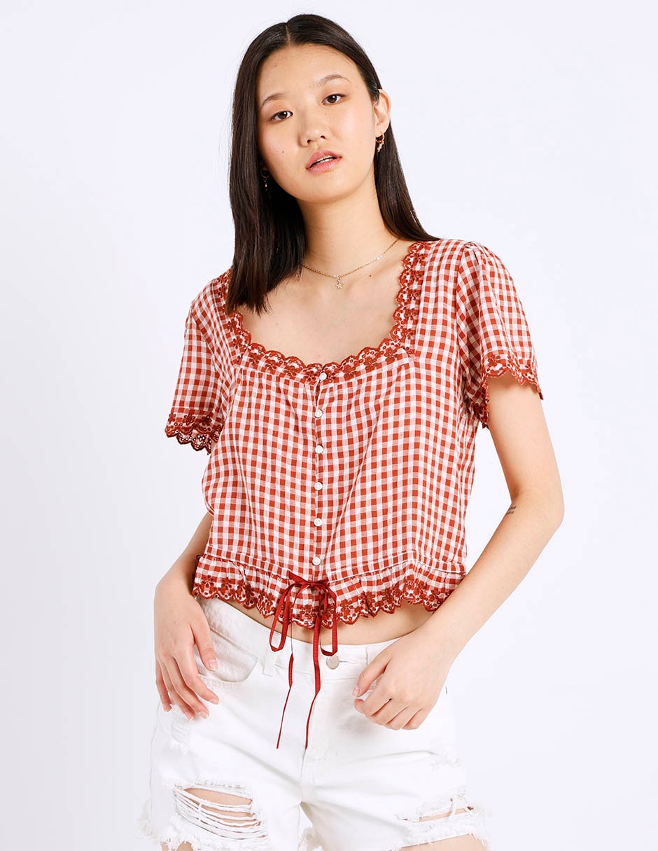 Blusa manga corta para mujer 2