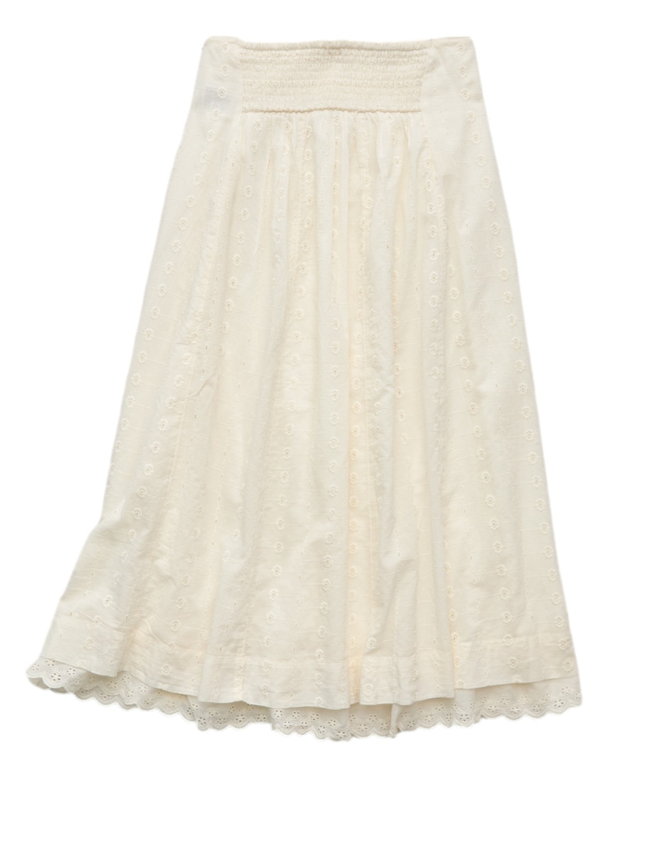 Falda crop a la cintura 4