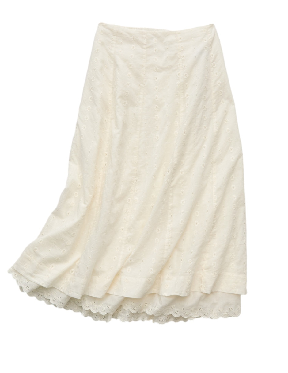 Falda crop a la cintura 3