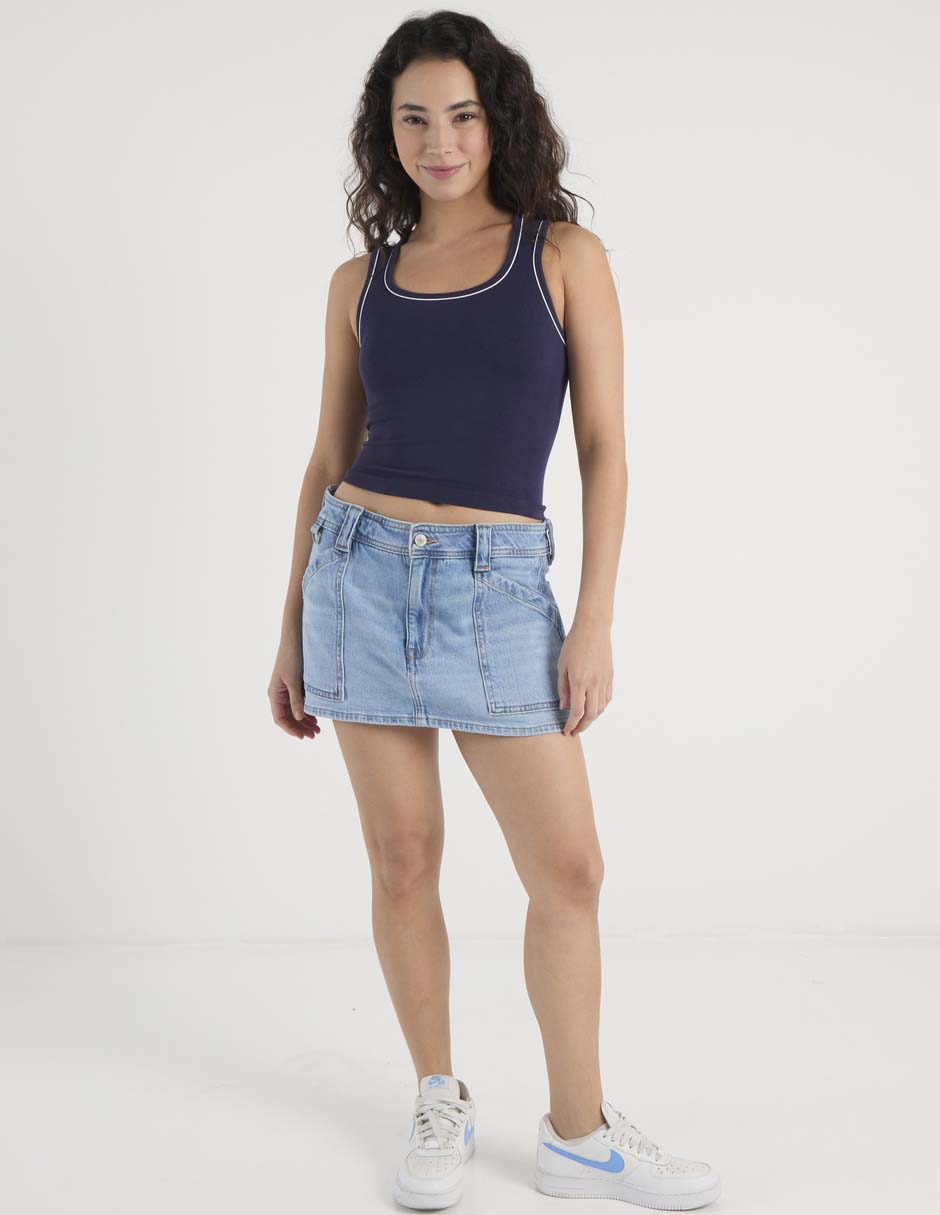 Falda short mini American Eagle a la cintura