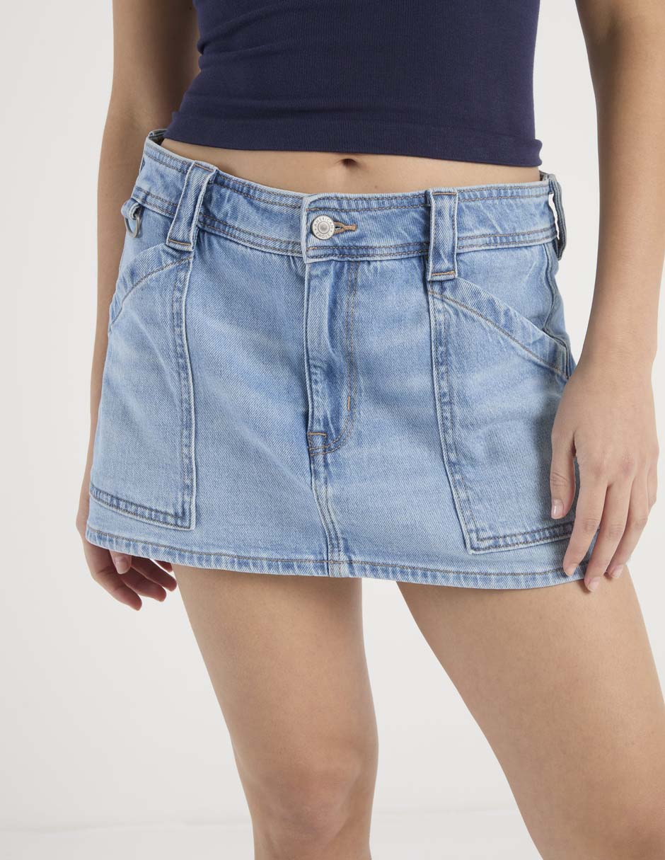 Falda short mini American Eagle a la cintura