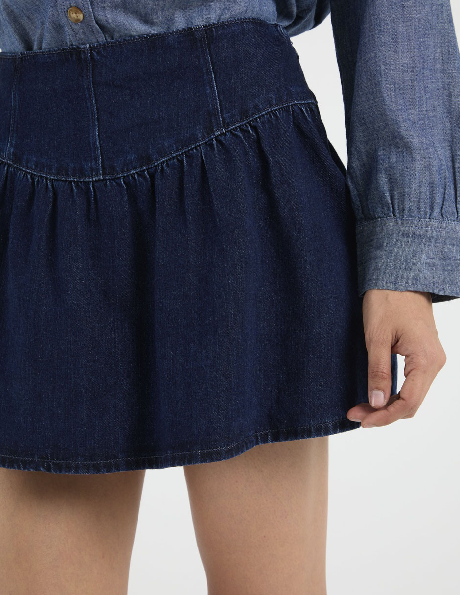 "falda/falda short/falda pantalón" mini "de" algodón "a la" (si aplica) cintura 4