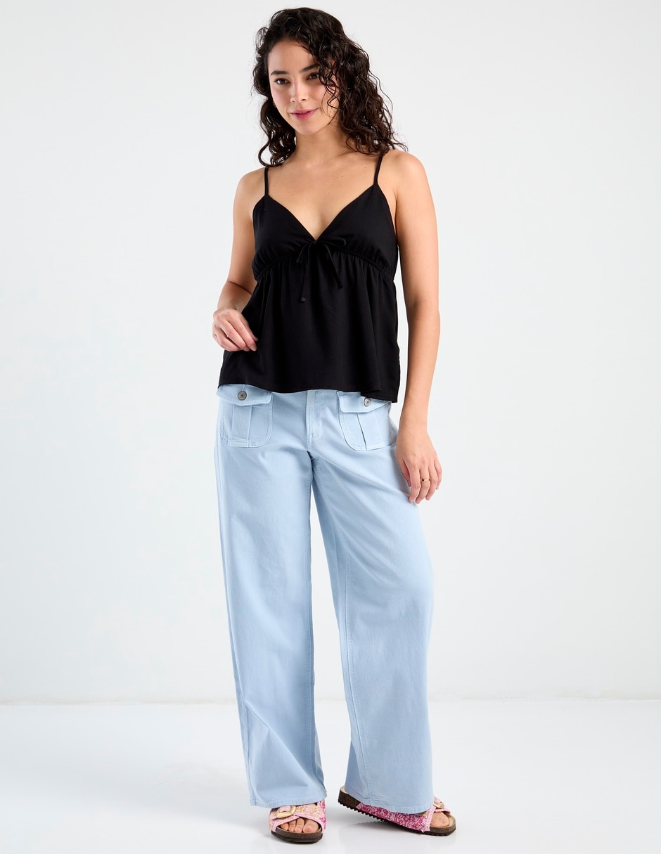 Pantalón wide leg para mujer 4