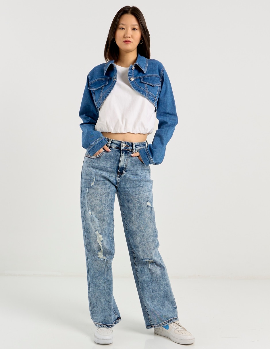 Jeans straight para mujer