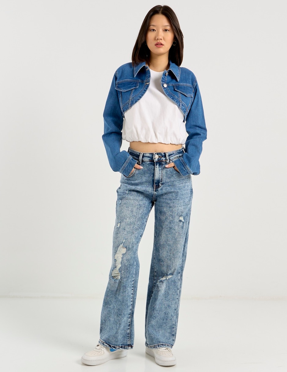 Jeans straight para mujer