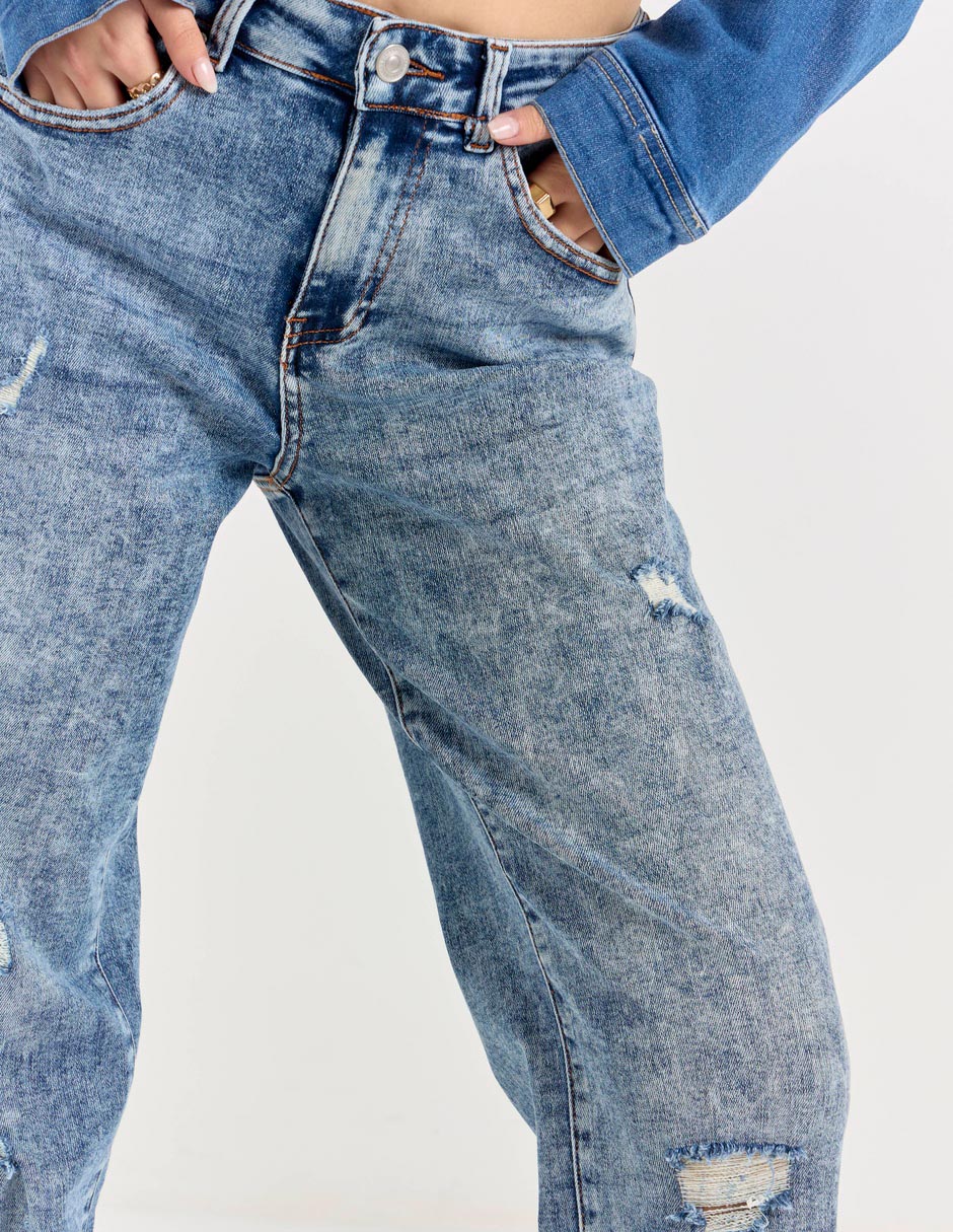 Jeans straight para mujer