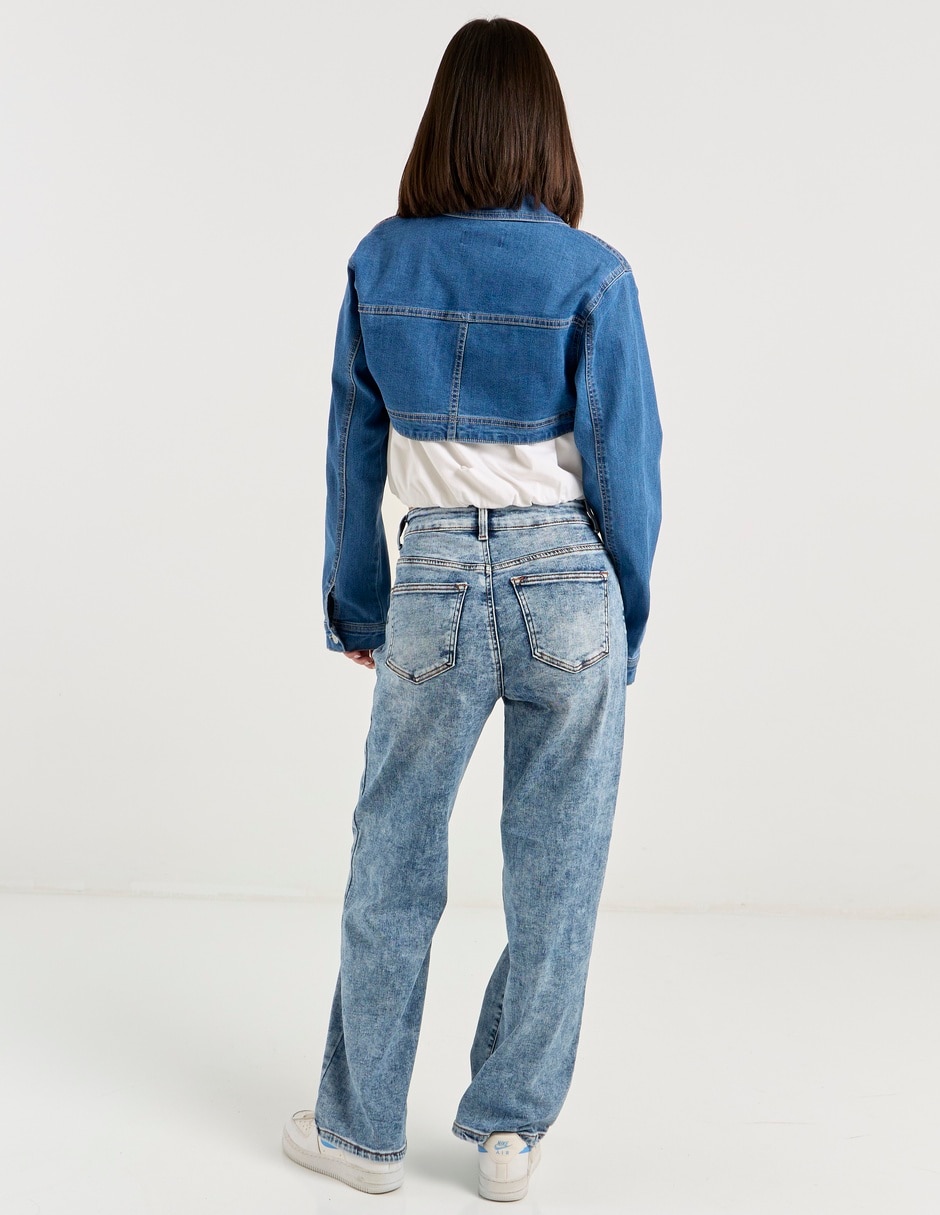 Jeans straight para mujer 6