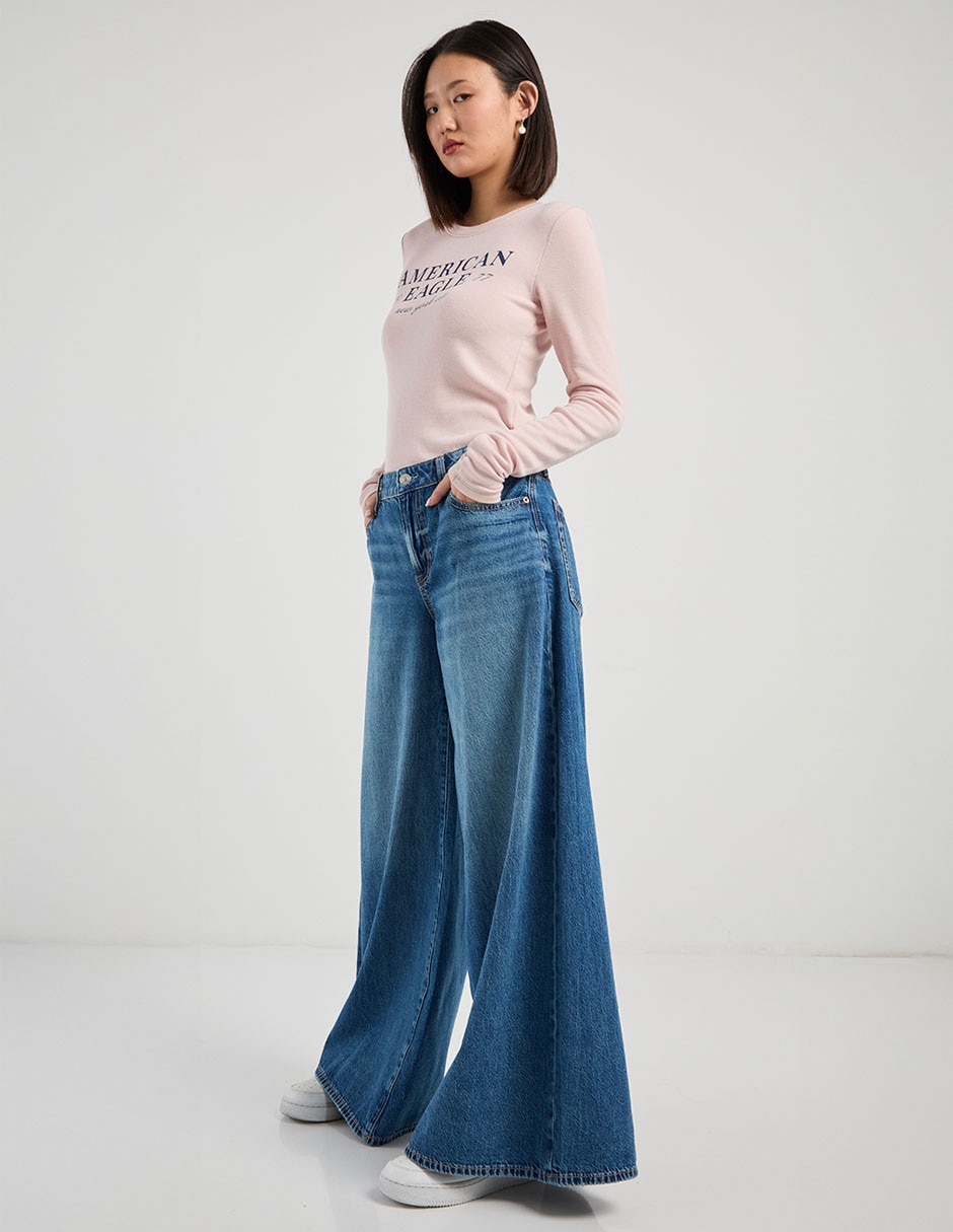 Jeans wide leg para mujer 3