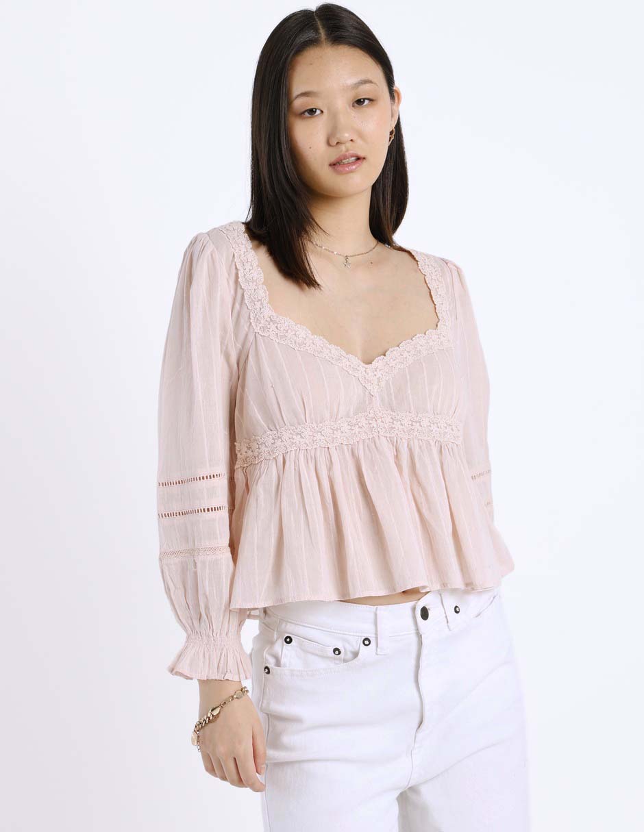 Blusa manga larga para mujer 3