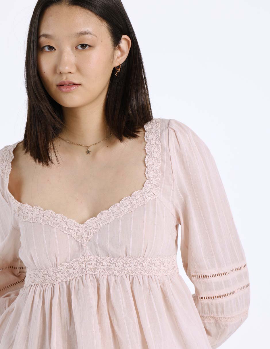Blusa manga larga para mujer 5