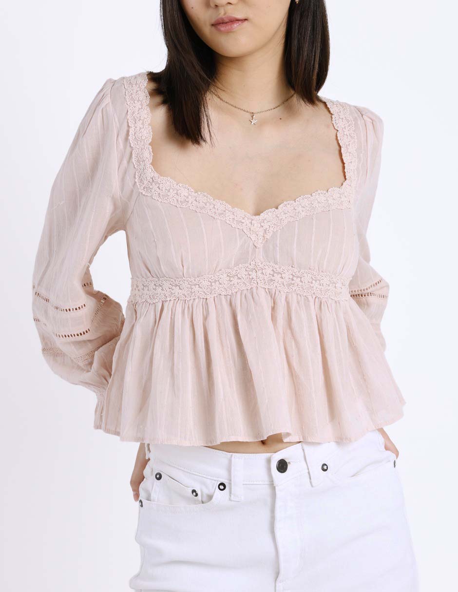 Blusa manga larga para mujer 2