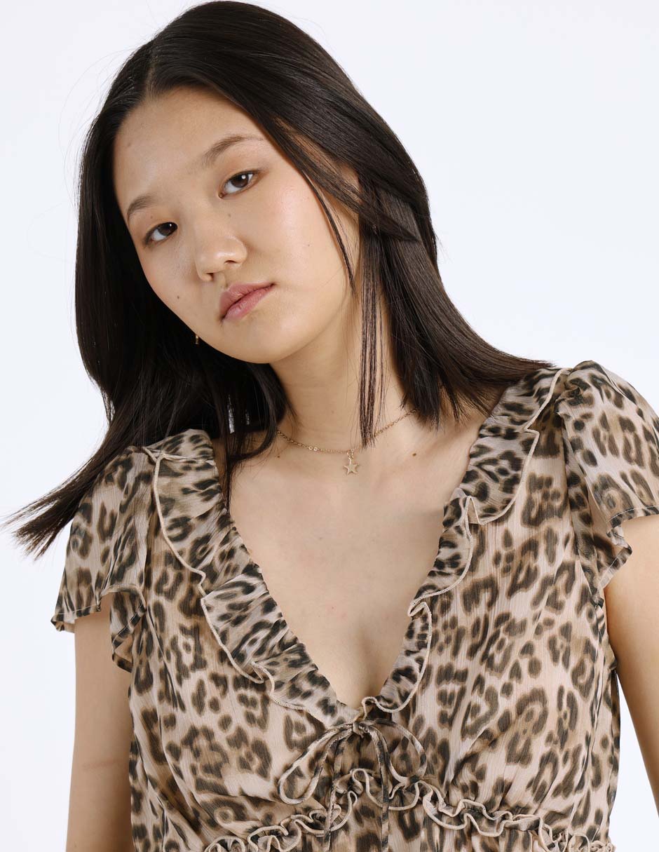 Blusa American Eagle manga corta para mujer