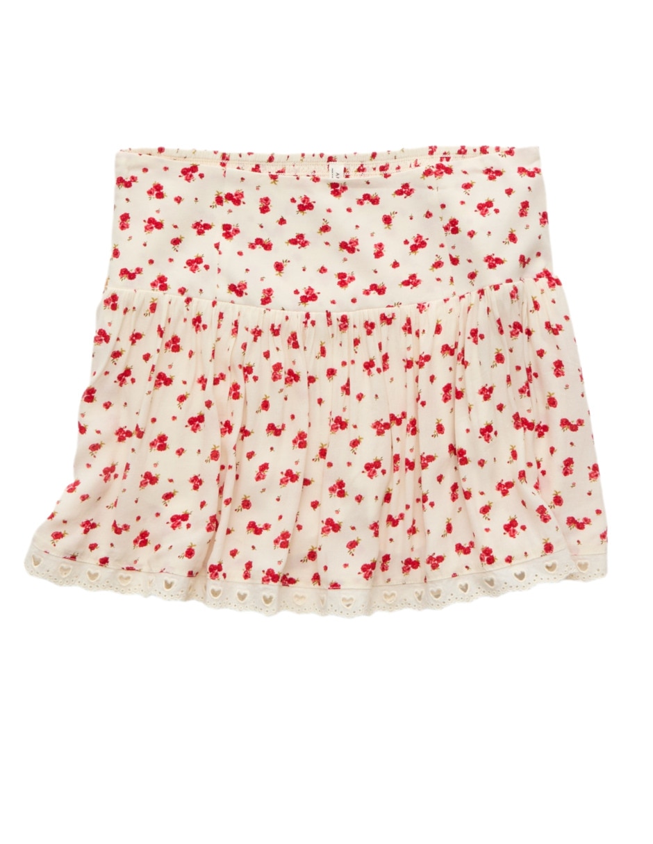 Falda corta con pretina 3