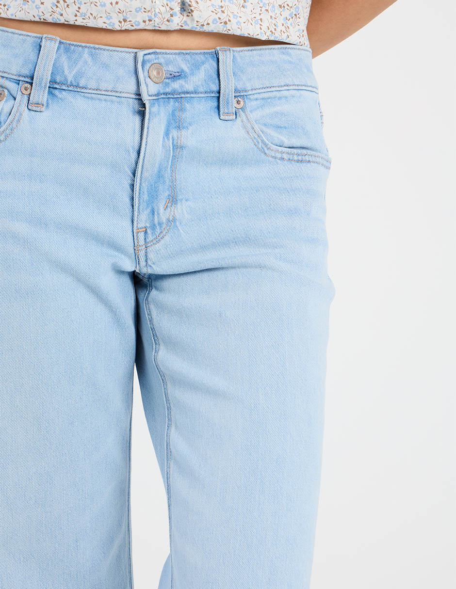 Jogger flare flare corte cintura para mujer 5