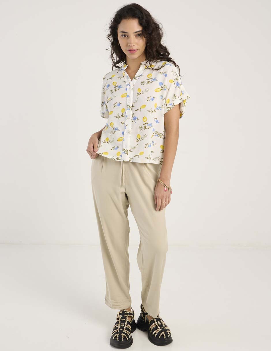 Imagen de producto Pantalón jogger Coffee Bean relajado para mujer