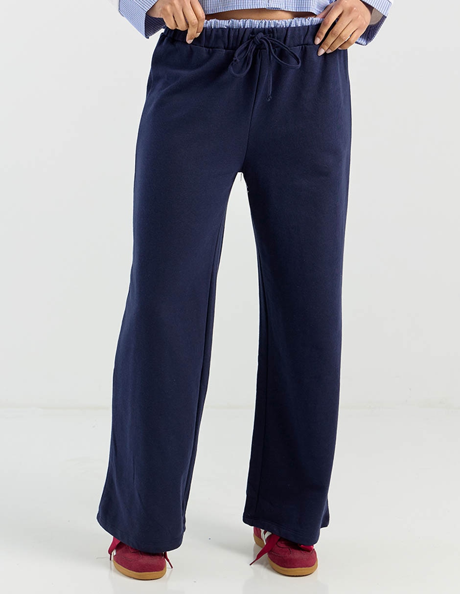 Pants wide leg con jareta para mujer Pants wide leg con jareta para mujer