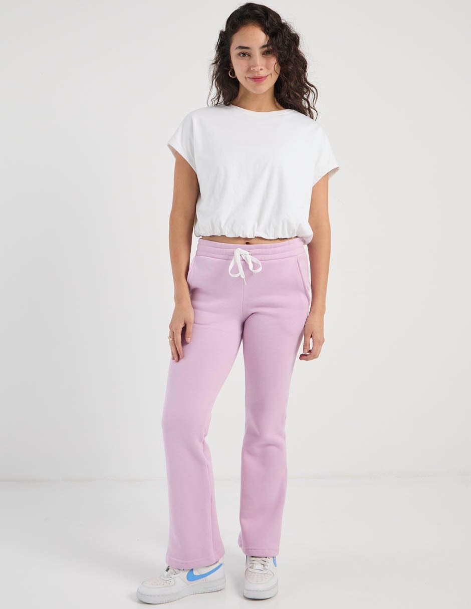 Pants flare that's it con agujeta para mujer