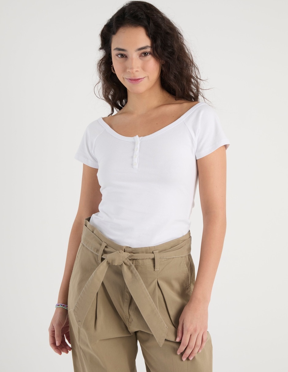 Blusa manga corta para mujer Blusa manga corta para mujer