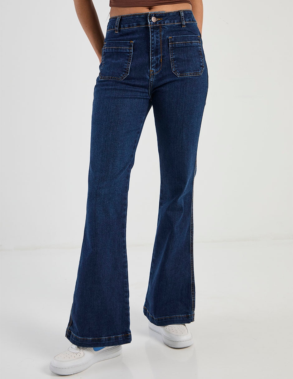 Jeans acampanado para mujer 5