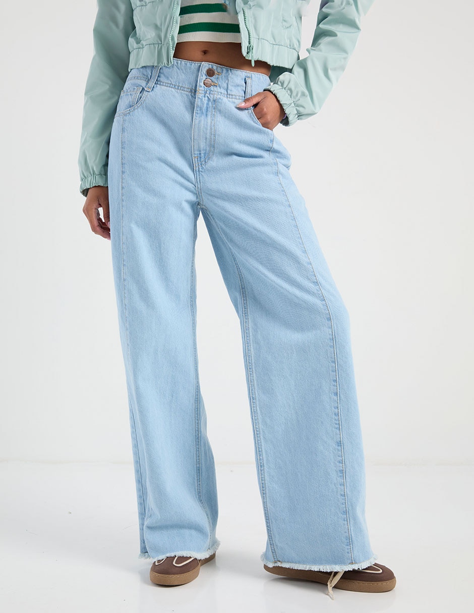 Jeans wide leg para mujer