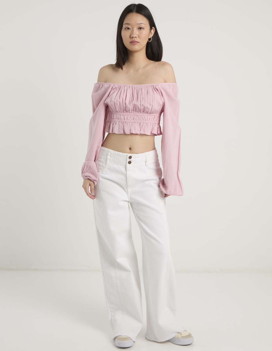 Jeans amplio para mujer 5