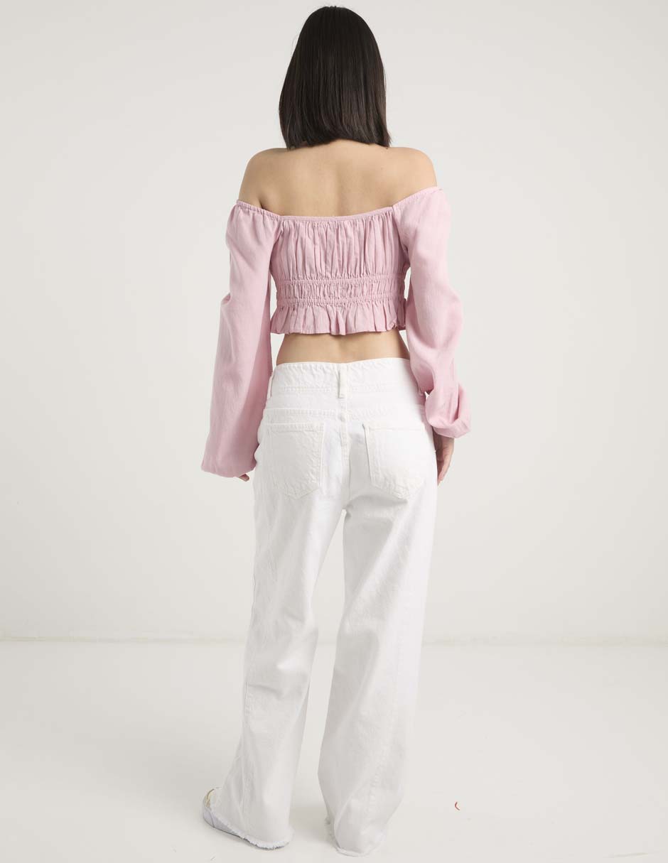 Jeans amplio para mujer 6