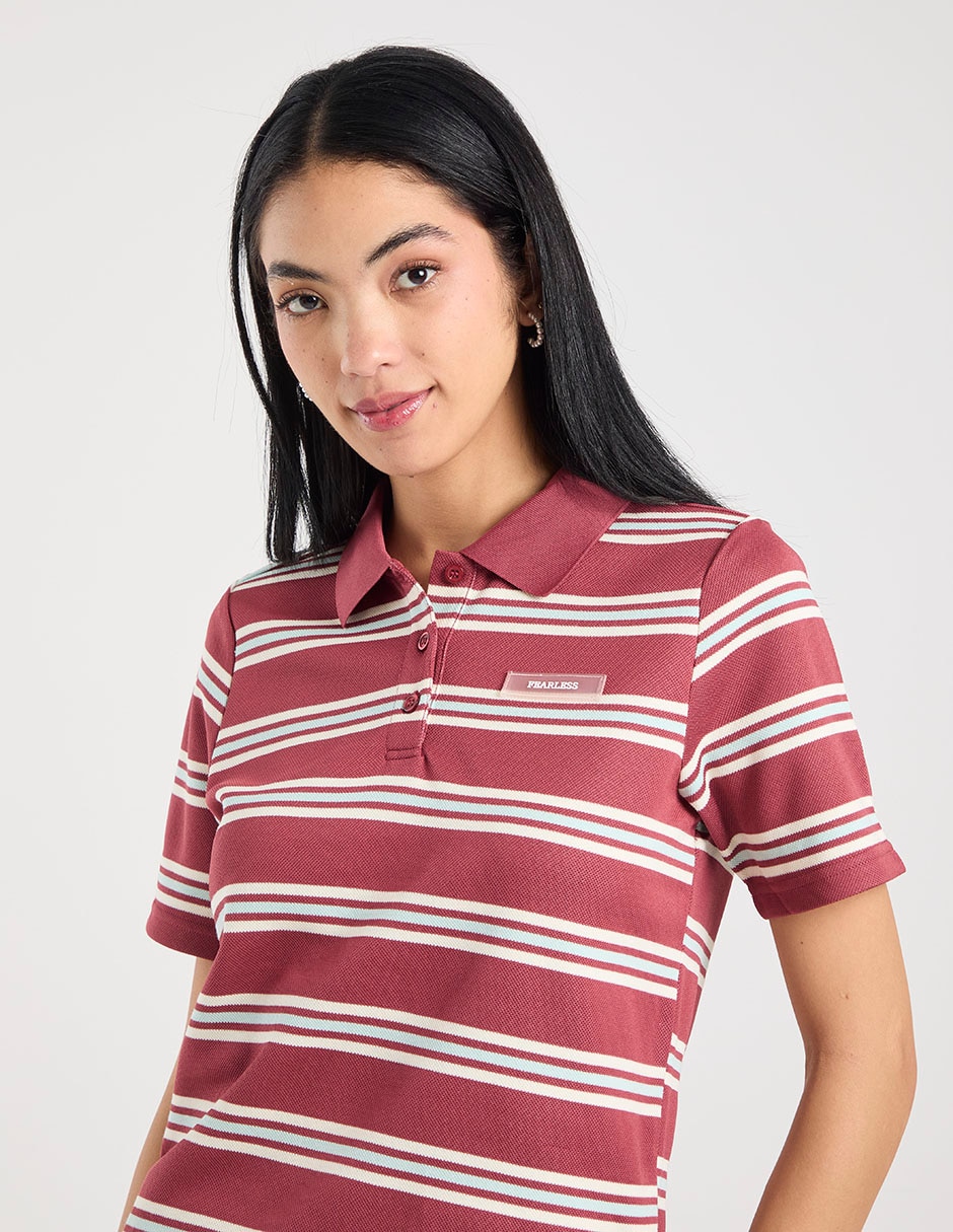 Playera tipo polo para mujer 3