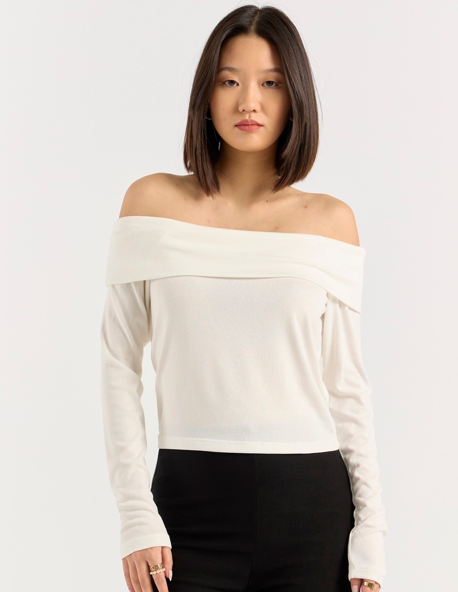Blusa manga larga para mujer 2