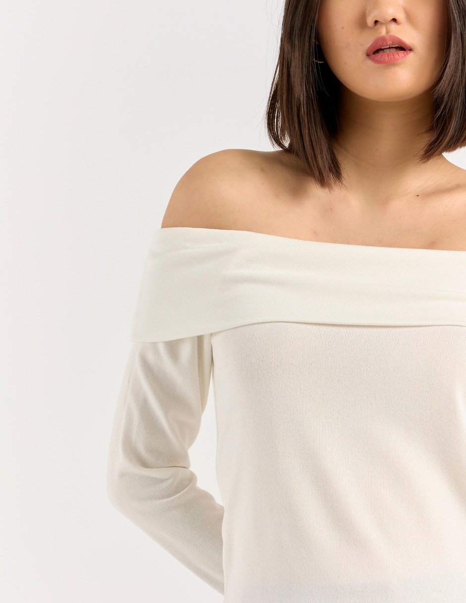 Blusa manga larga para mujer 4