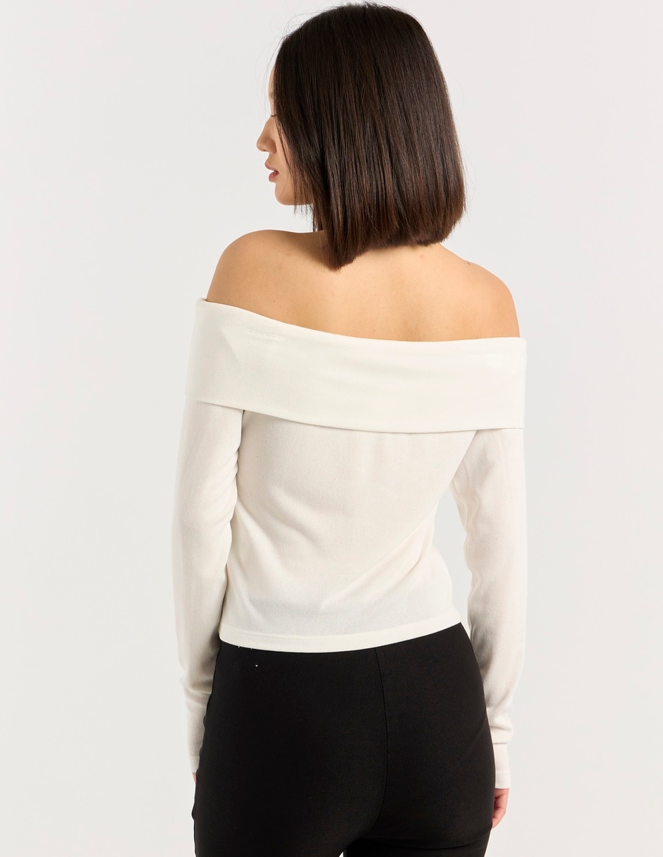 Blusa manga larga para mujer 6