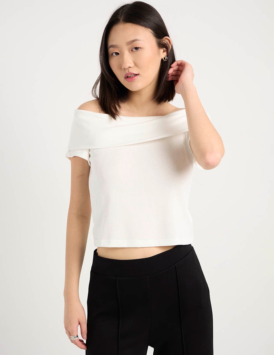 Blusa Salsa manga corta para mujer