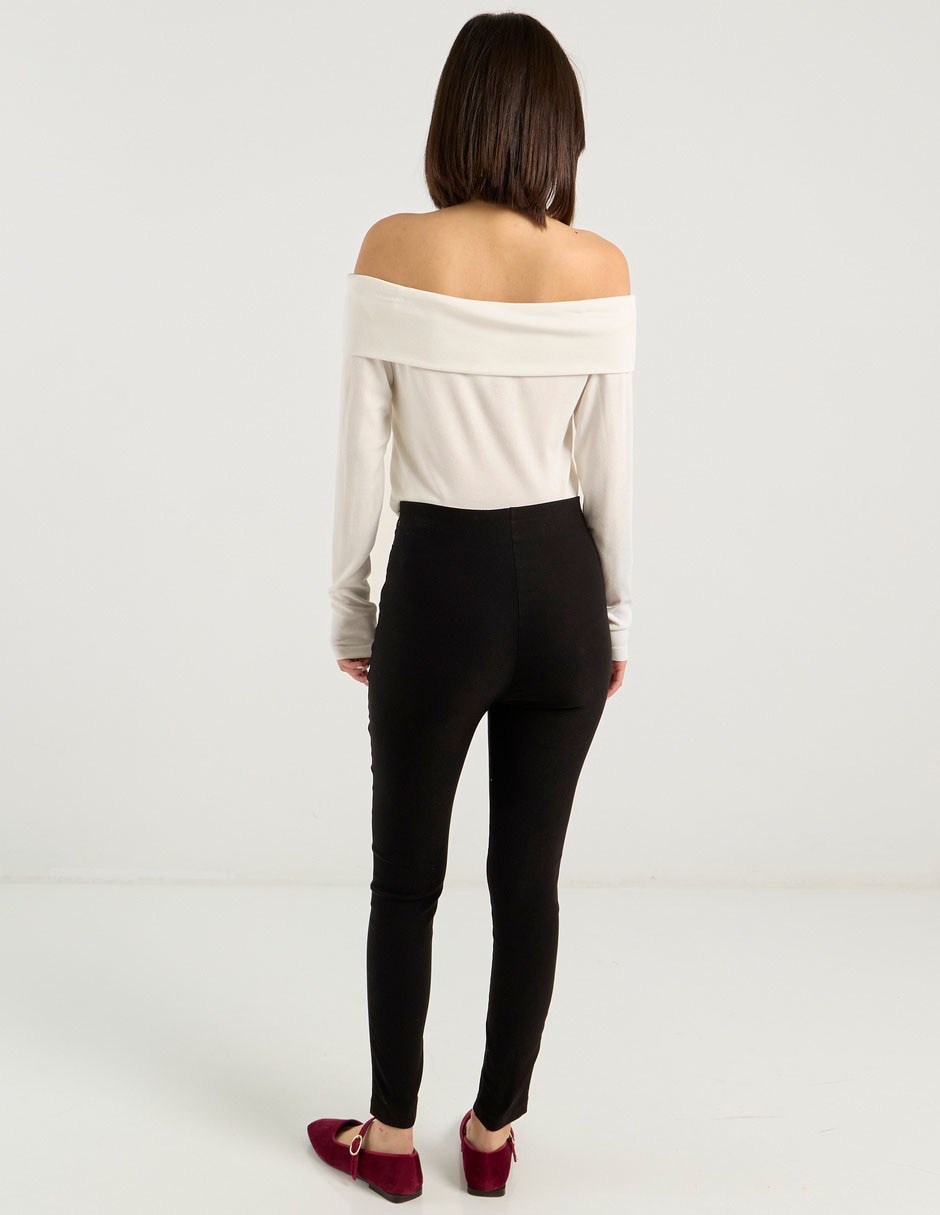 Legging a la cintura con elástico para mujer 6