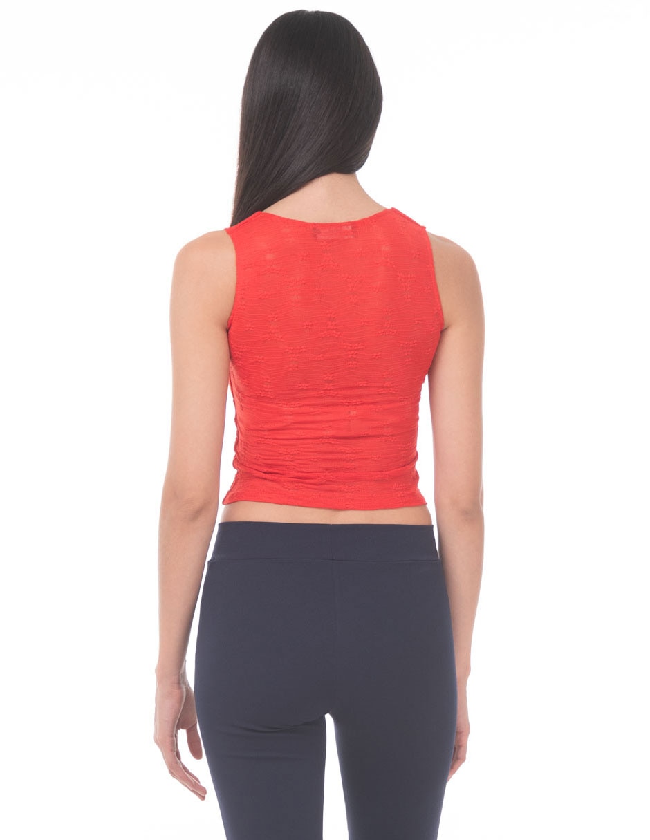 Top Sarah Bustani escote V