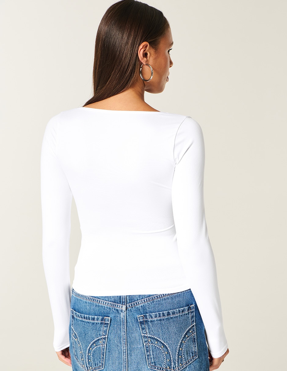 Playera manga larga para mujer 3