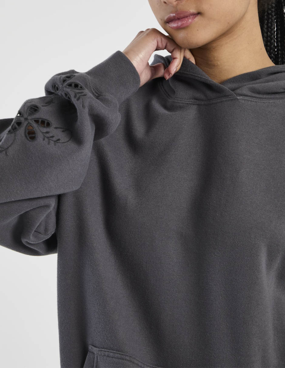 Sudadera con capucha y bolsa para mujer 3